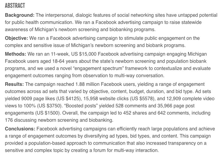 Campaign performance